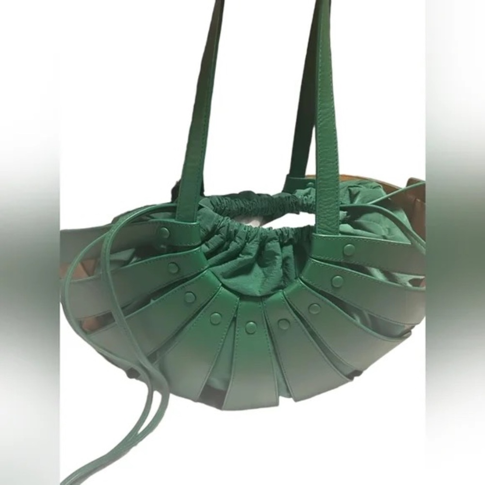BOTEGGA VENETA The Shell Large Bag RACING GREEN - Picture 6 of 7